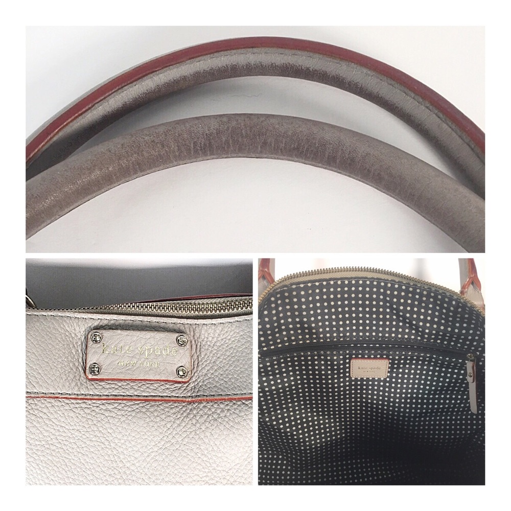 Kate Spade Grey Teegan Berkshire Road Satchel - Picture 8 of 9